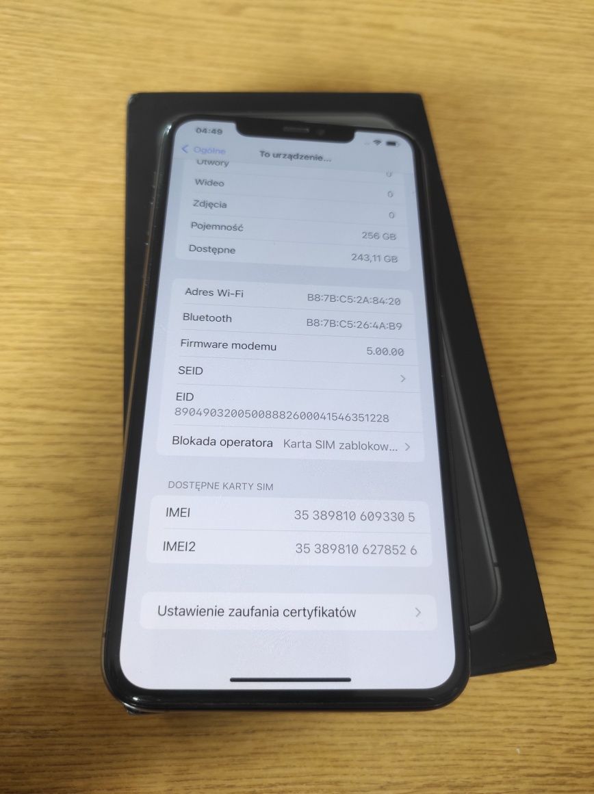 iPhone 11 Pro Max 256 GB