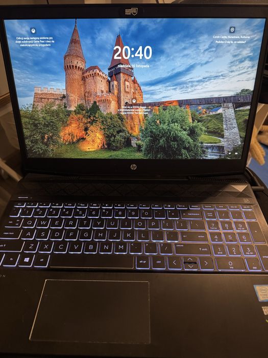 Laptop HP Pavilon Gaming 15 + mysz SteelSeries