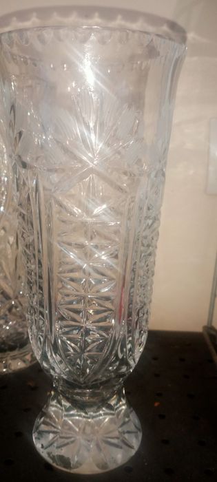 Кришталеві вази, хрустальные вазы