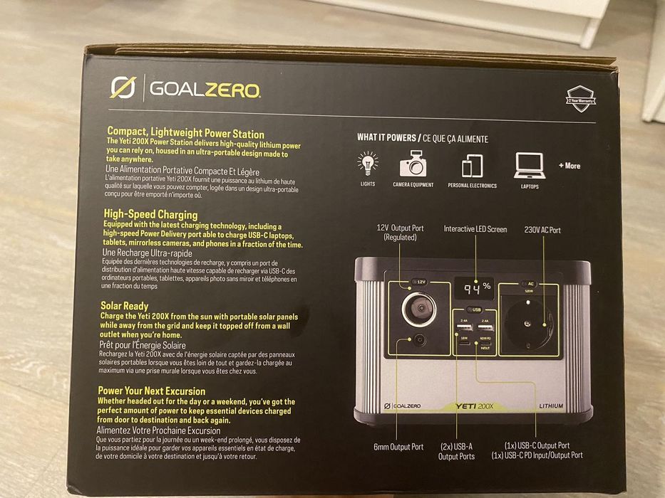 Продам зарядную станцию Goal Zero Yeti 200x