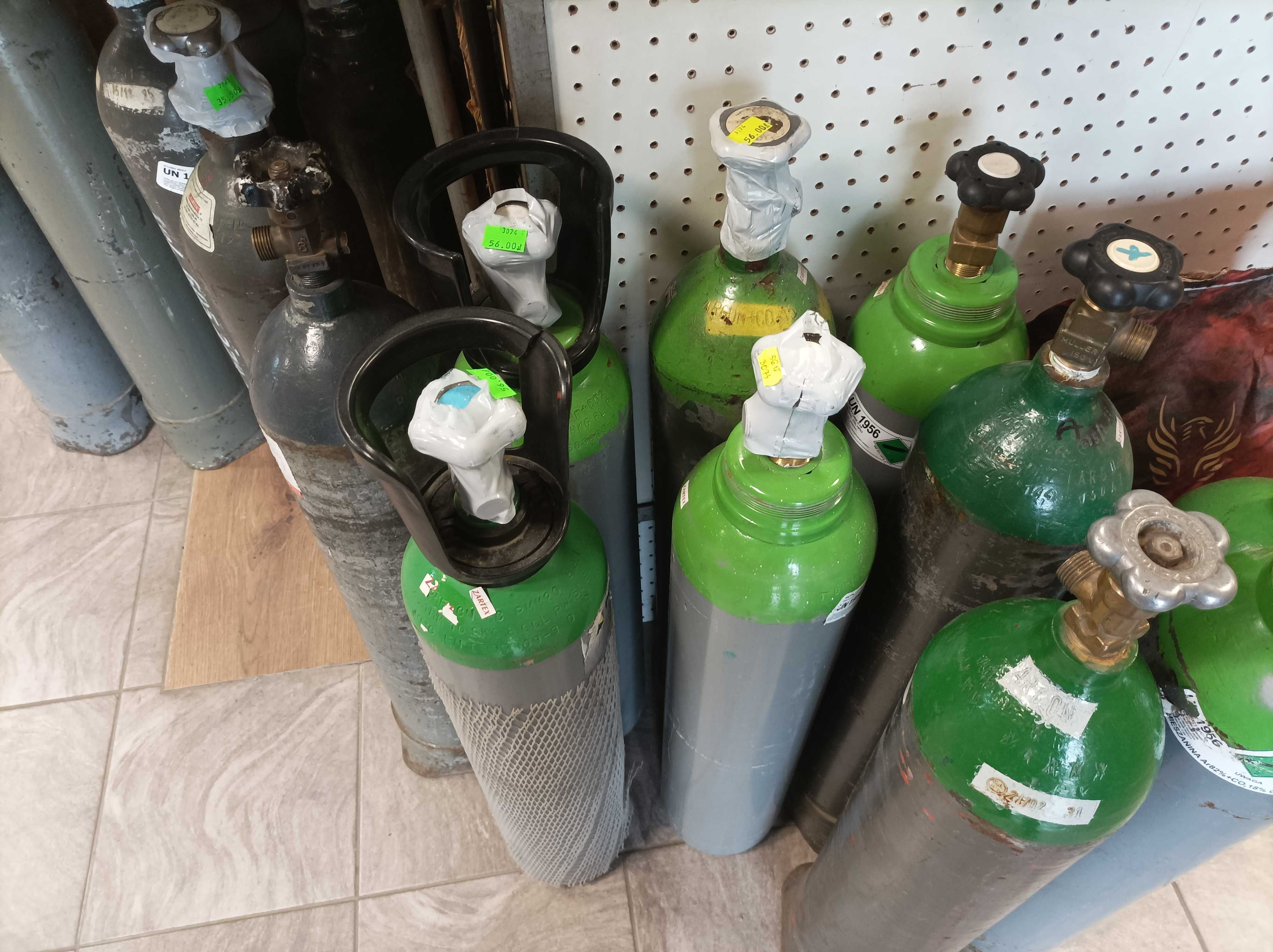 Wytwornica butla Tlen gaśnica  CO2 Azot Argon Mixs Hel