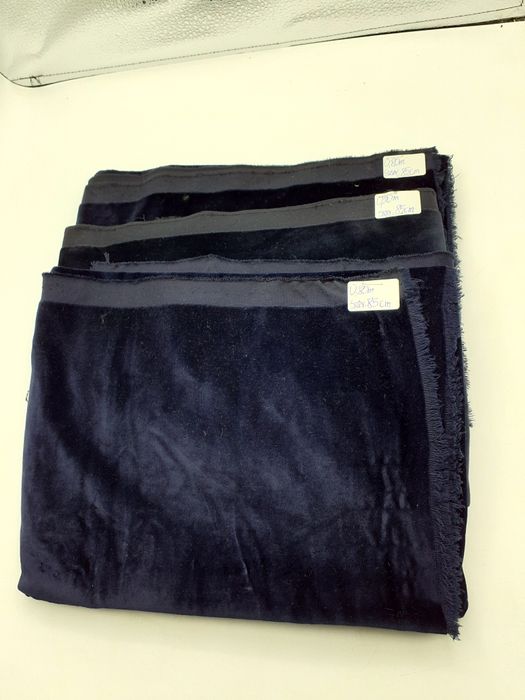 Aksamit granat zestaw 3 kuponów-2,40 m.