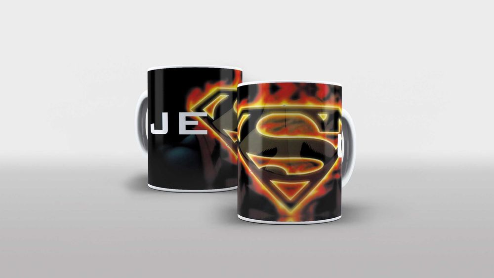 Caneca Personalizada Cheia. de Fé Super Jesus # 5003