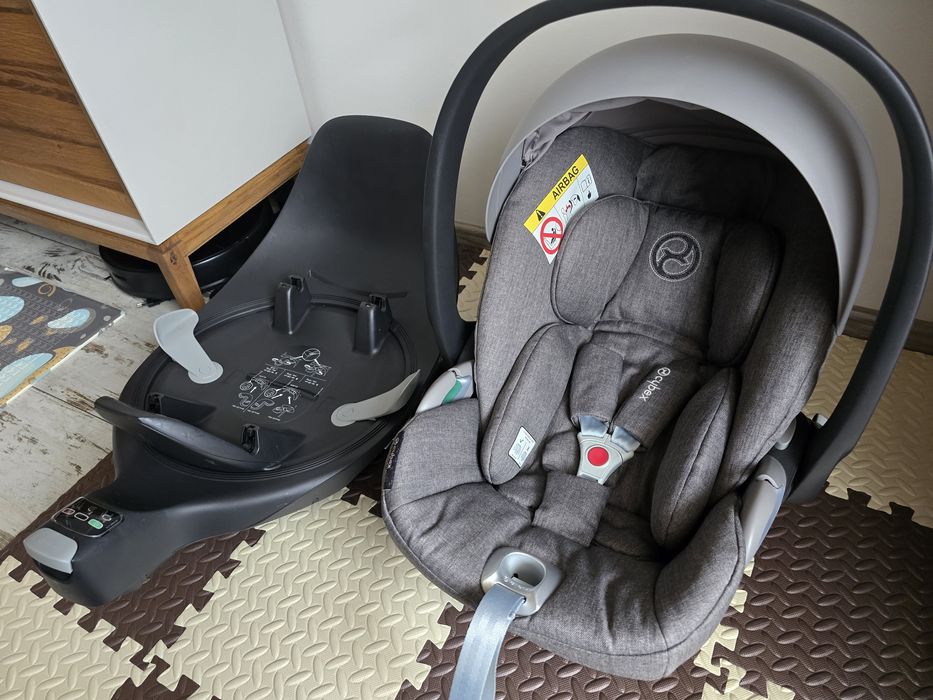 Cybex Cloud Z2 plus + baza Z2  Kolor Soho Grey