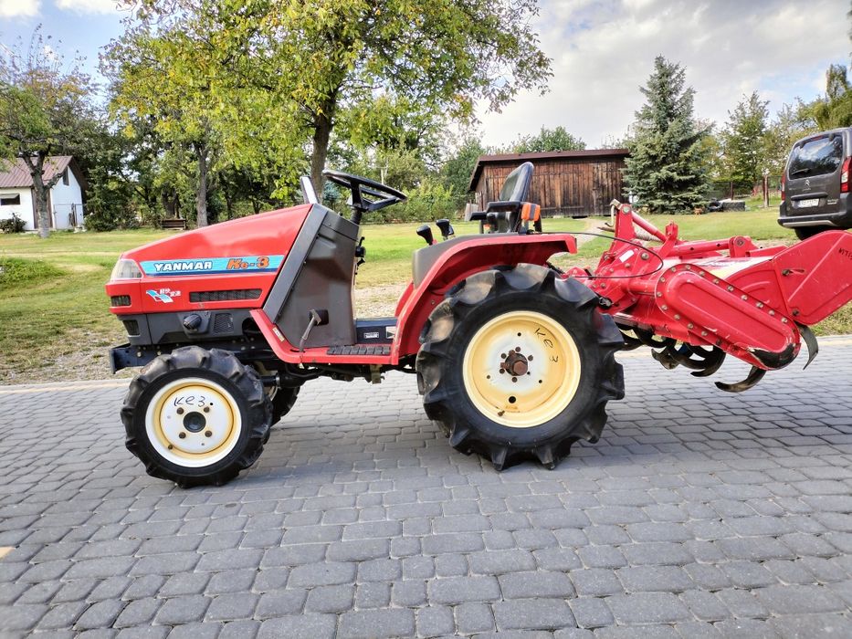 Traktor ciągnik yanmar Ke 3 z glebogryzarką