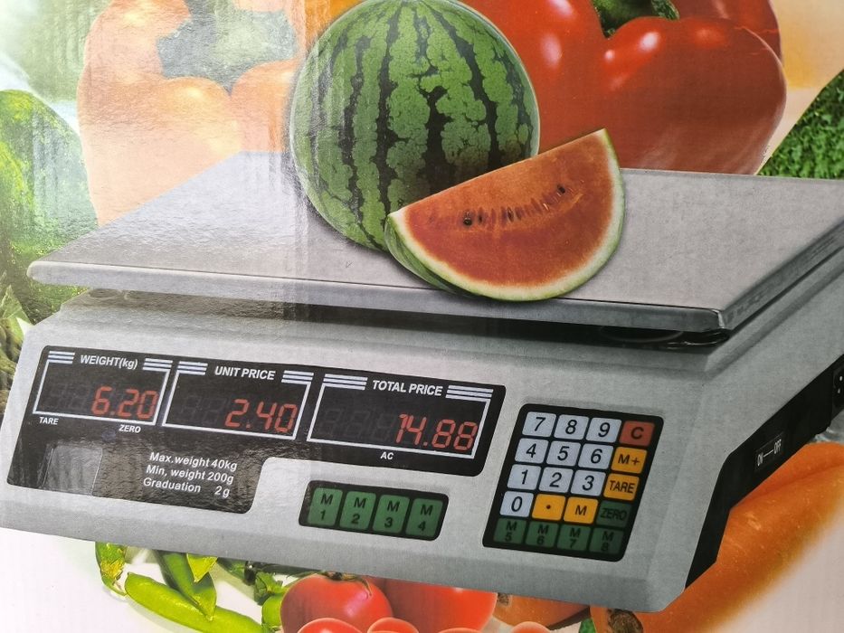 Balança pesa até 40 kg