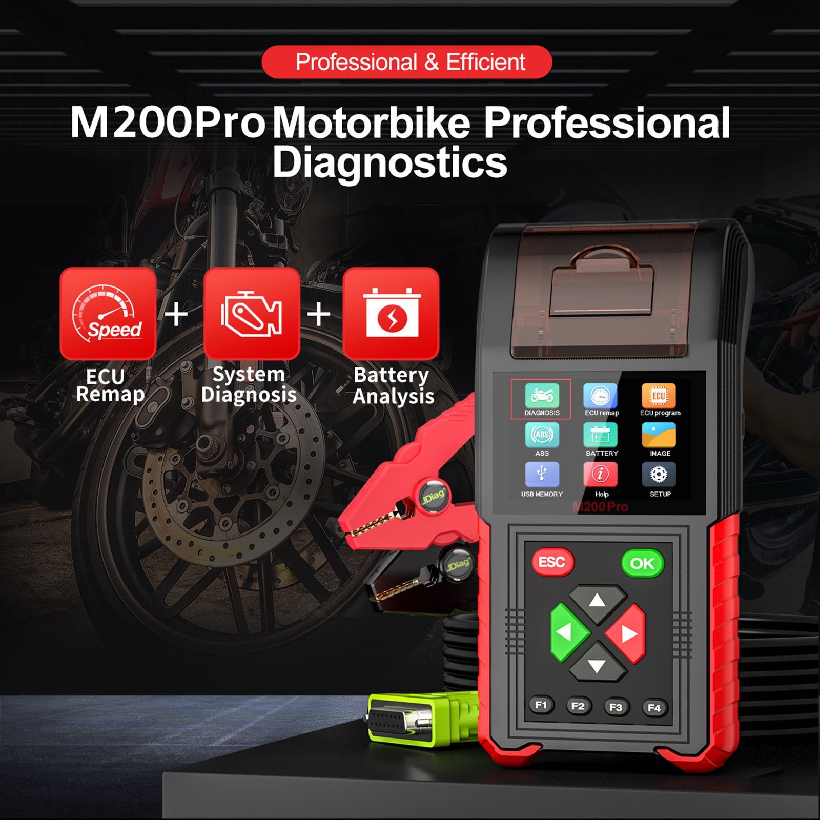 M200 profissional Maquina de Diagnóstico de Motas Profissional
