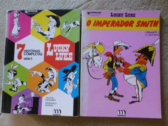 2 Livros BD de Lucky Luke