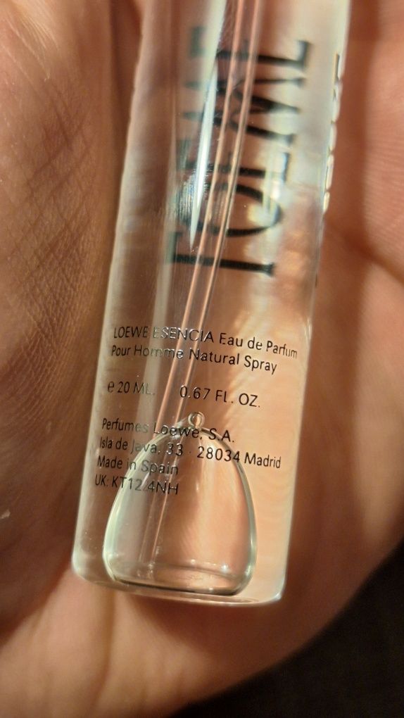 Loewe essencia EDP woda perfumowana oryginalne męskie perfumy 20ml!