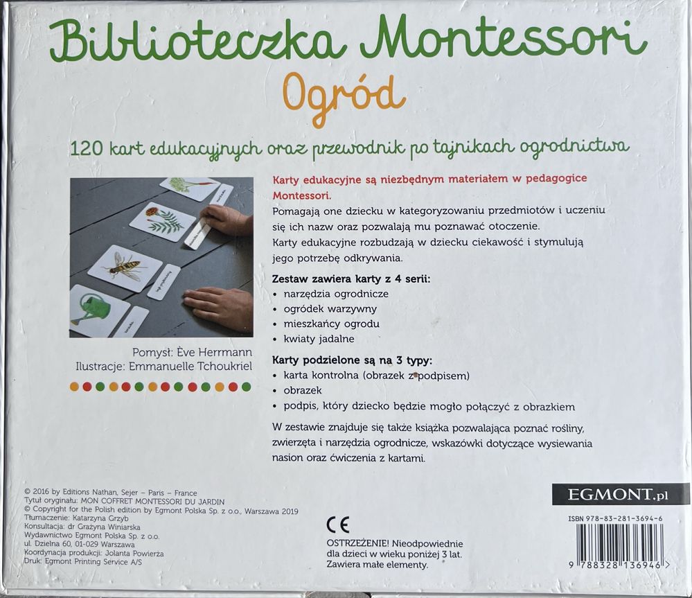 Biblioteczka Montessori – Ogród