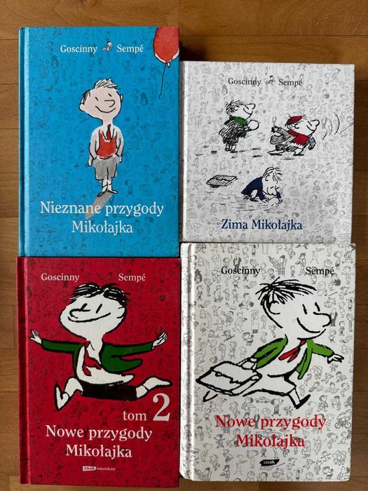 Zestaw książek z serii Mikołajek