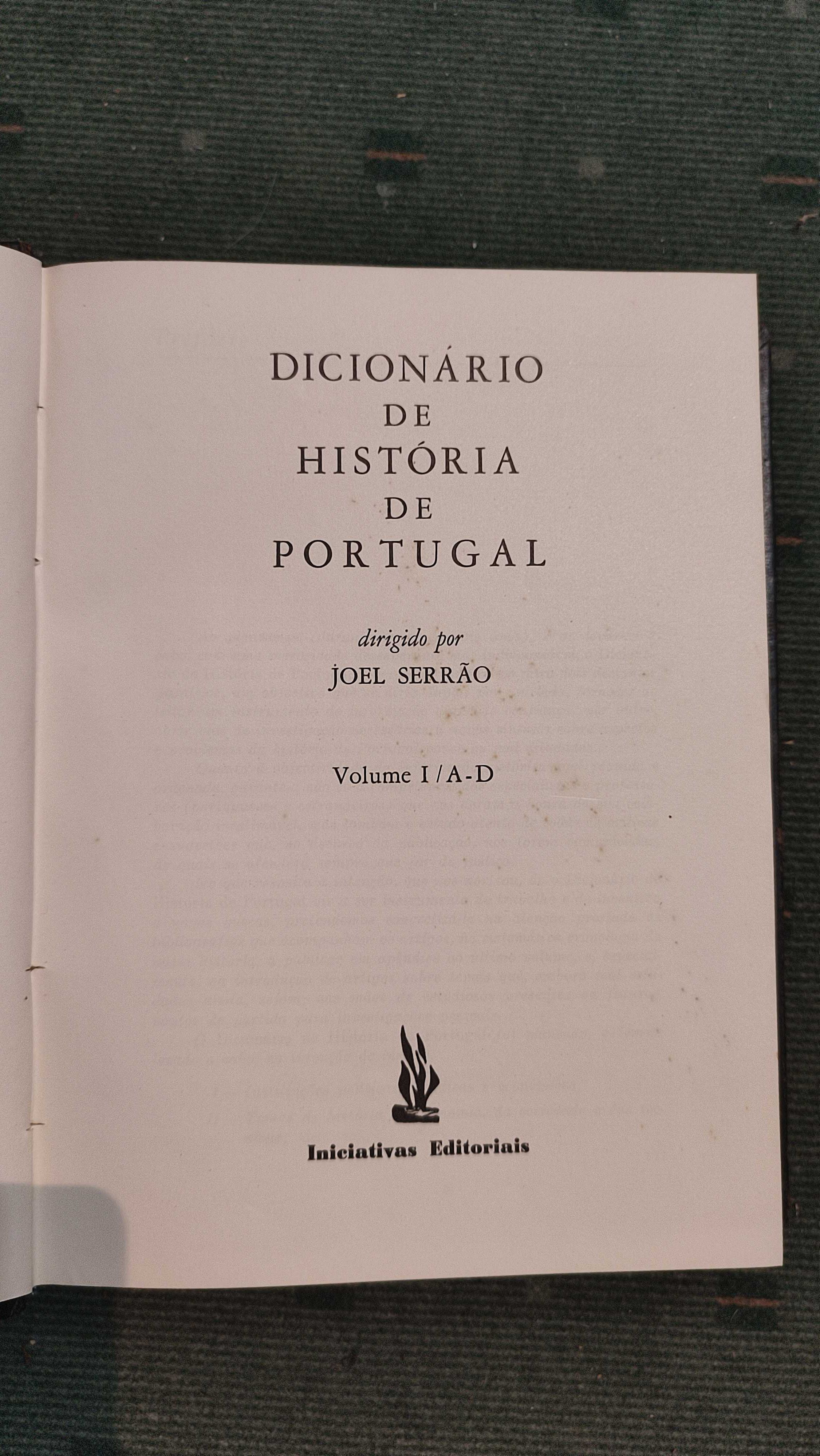 Dicionário de História de Portugal-Dirigido por Joel Serrão-4 volumes