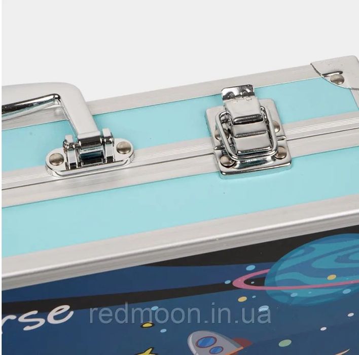 ХИТ! Детский набор для рисования в чемодане 145 предметов астронавт