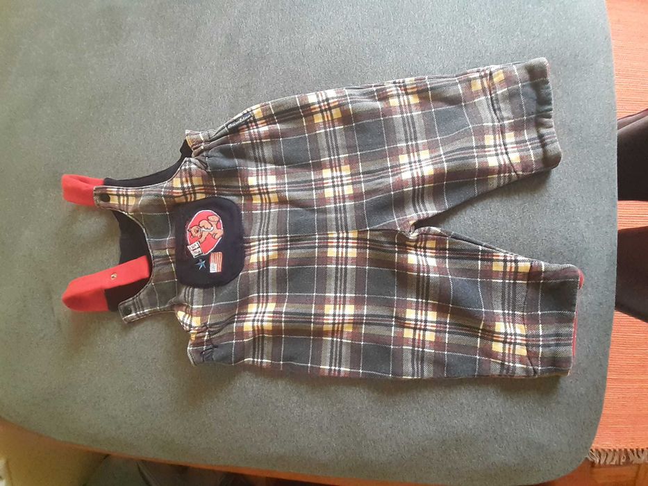 Jardineira cardada - tam. 80