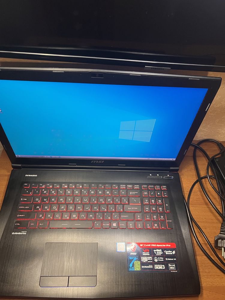 Игровой ноутбук MSI GE72MVR 7RG Apache Pro