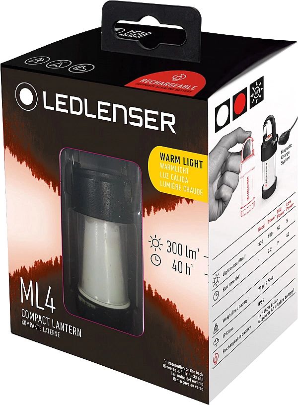 Latarka Ledlenser ML4 camping Warm