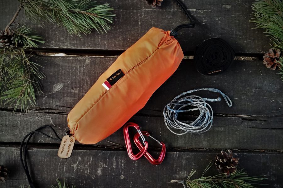 Hamak Ultra lekki TigerWood Sky Version Orange (TW.HWM2-ULORNG)