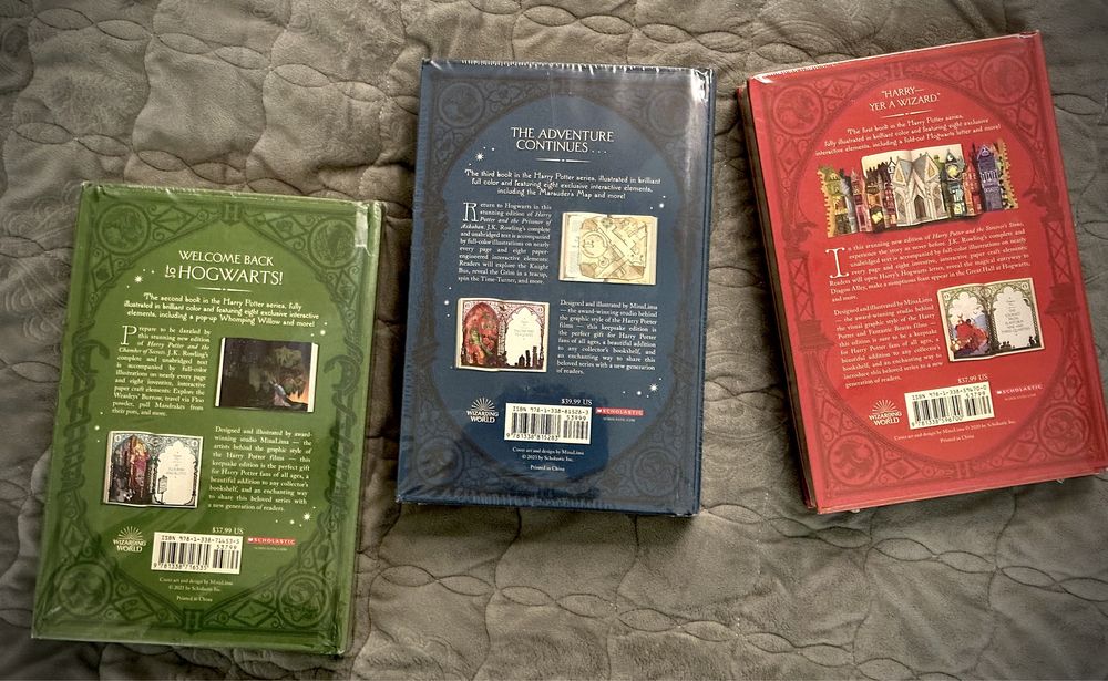 Книги Гаррі Поттер Harry Potter MinaLima Edition
