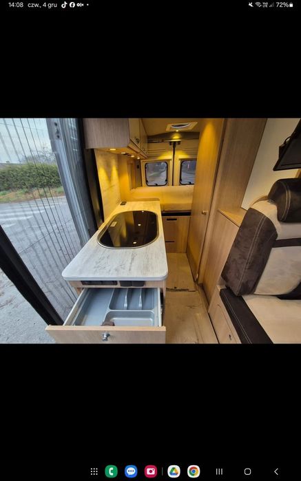 Peugeot Boxer  Kamper van possl 80 przeb 2021 idealny full opcja max wyposażenie