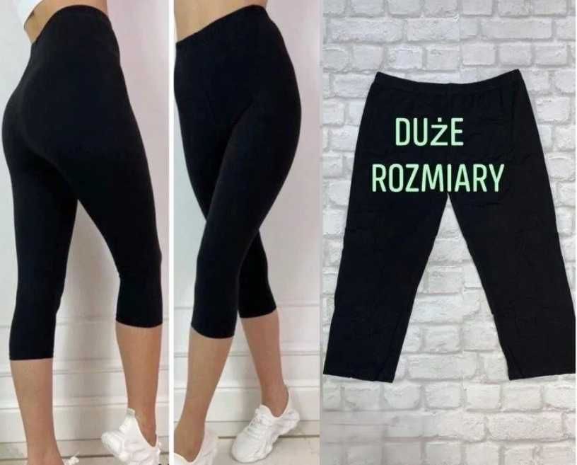 Legginsy damskie rybaczki oddychające kryjące 11XL 62 bambusowe