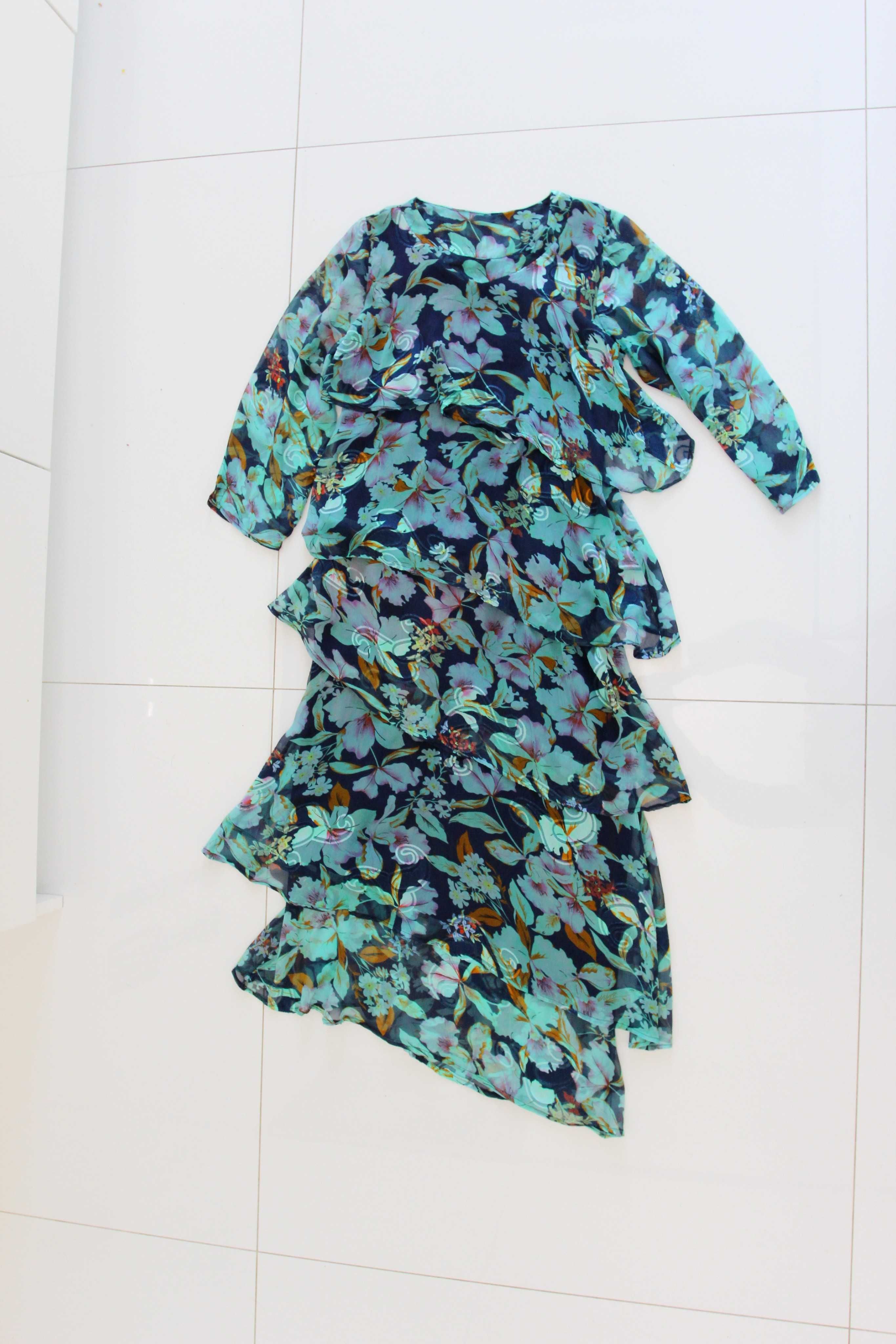 Jedwabna sukienka bez wad, Tone Barker SILK, S