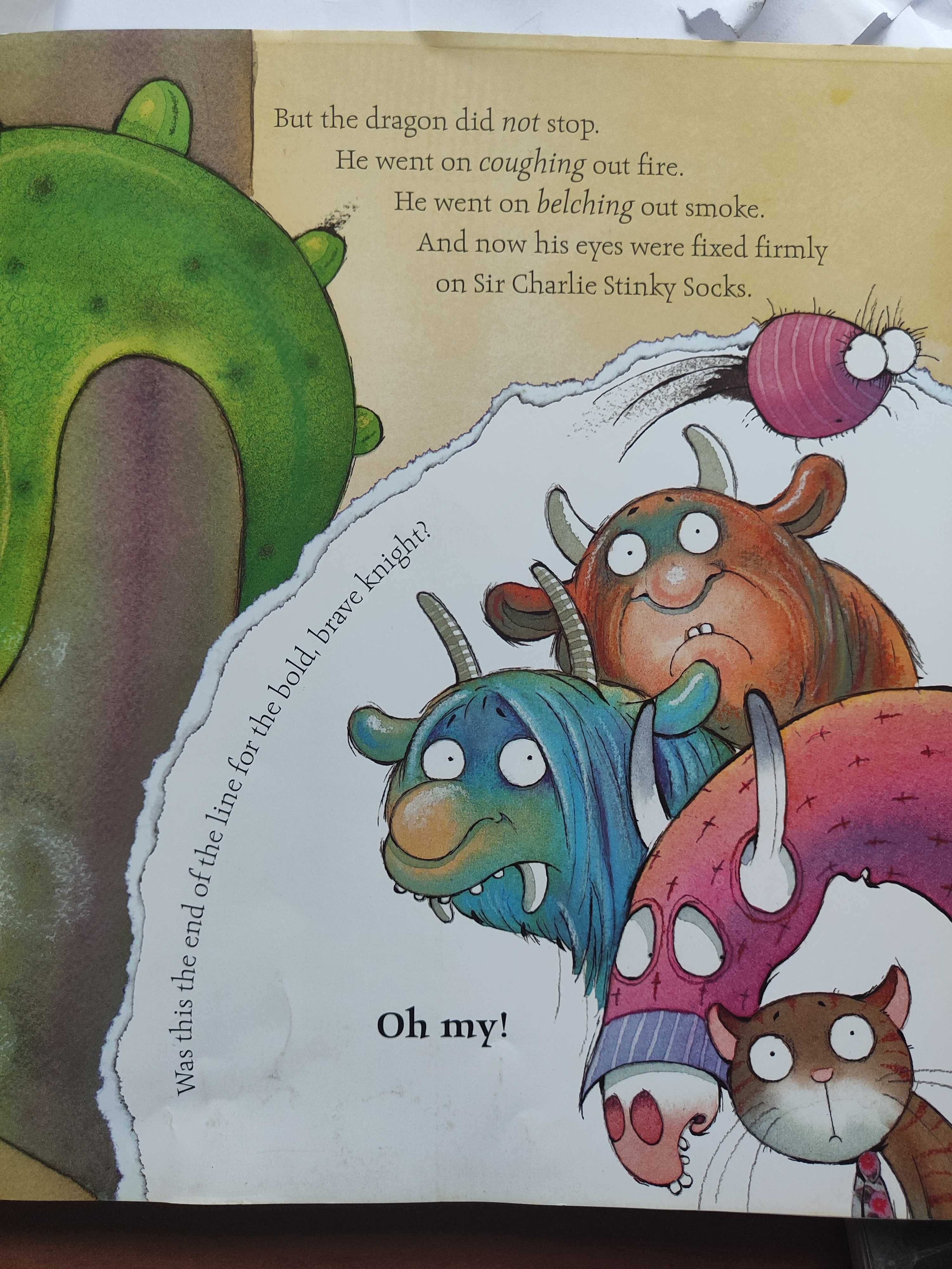 Sir Charlie Stinky Socks książka dla dzieci po angielsku