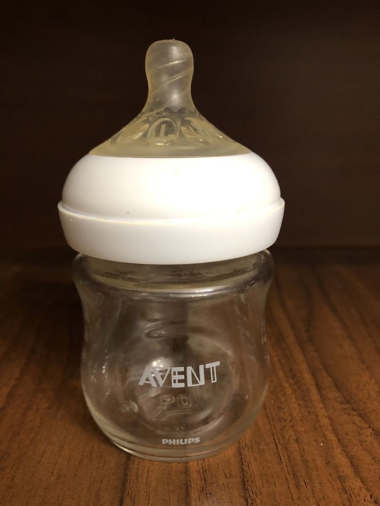 Бутылочка стеклянная для кормления Philips Avent Natural 120 мл 0+ мес