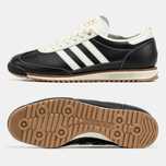 Кроссовки мужские кожаные Adidas SL' 72 Black White 40-45p