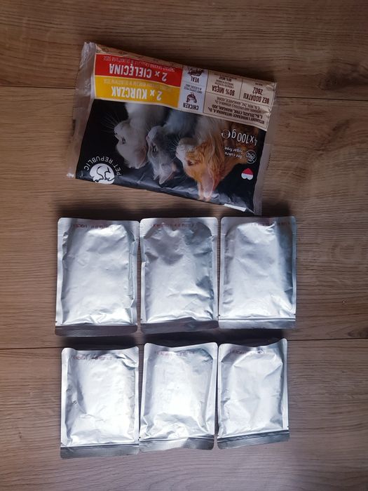 Nowa karma Pełnoporcjowa dla kotów Pet Republic 6x 100g
