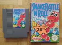 SNAKERATTLE PAL nes oryginał box 100%ok nintendo pegasus pegazus retro