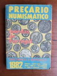 Preçário Numismática 1982