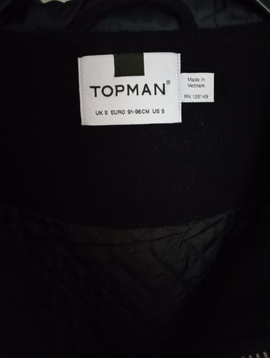 Пальто куртка шерсть чоловіче Topman нова утеплена
