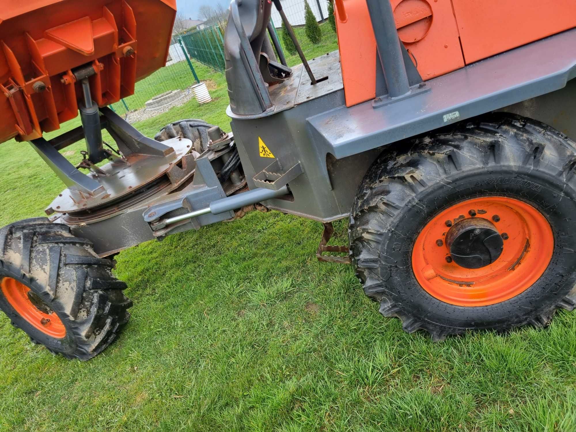 Wozidło 6t AUSA D600-KUBOTA- z Norwegii 4x4+KIPER+OBRÓT 2652 MT 2014r