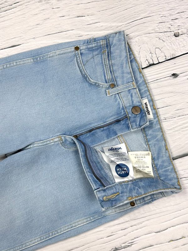 Wrangler Retro Skinny Jeansy Rurki Damskie Wysoki Stan r. W24 L32