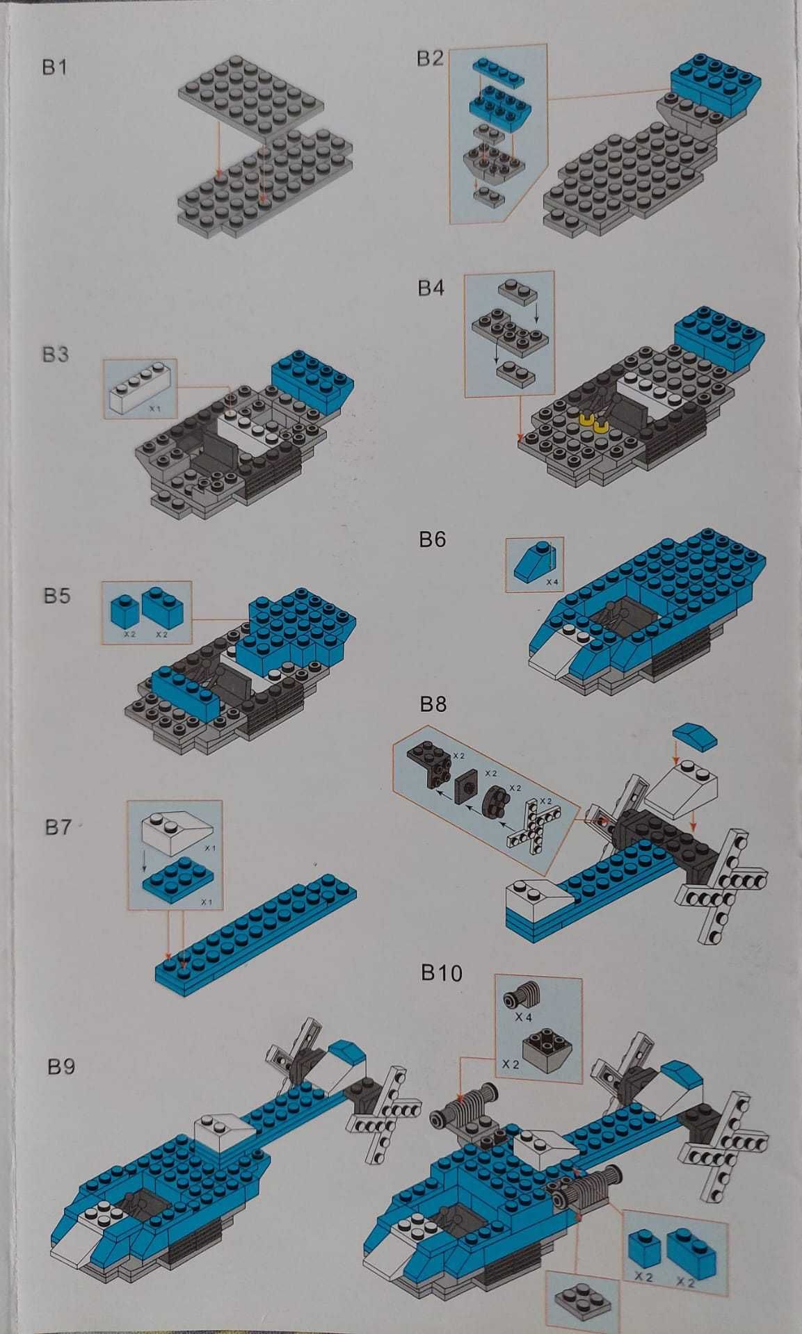 Lego helicóptero polícia