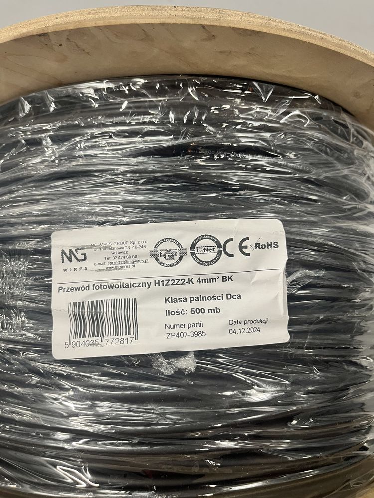 Przewod kabel solarny 4mm2