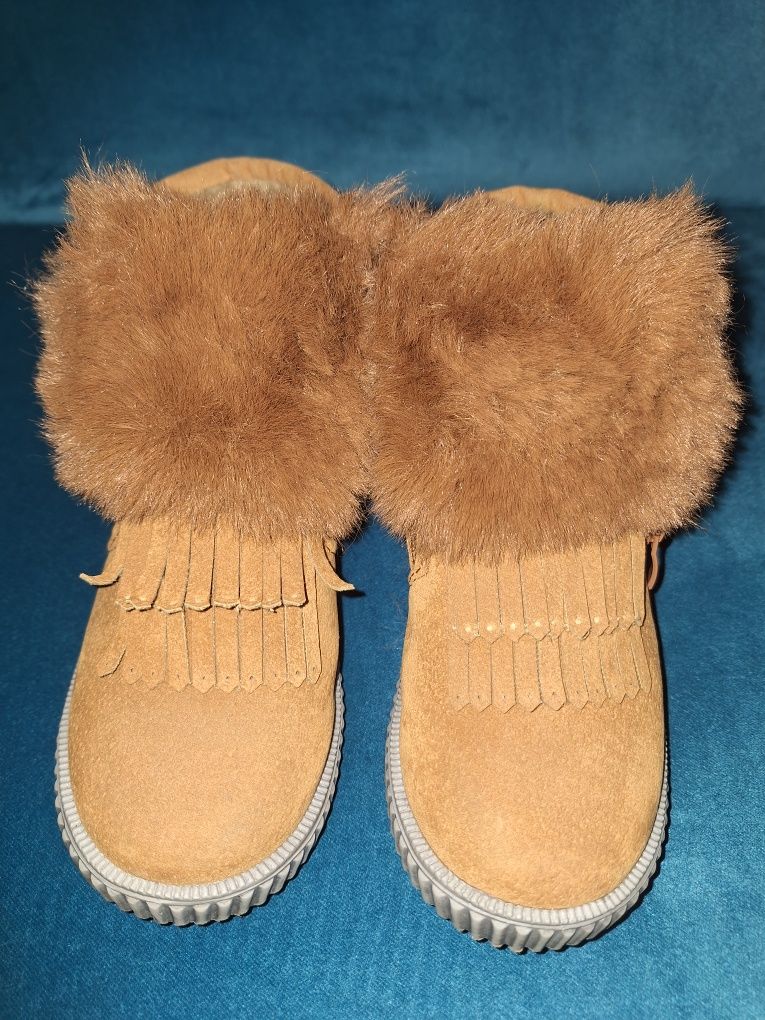Zamszowe botki 30/31
