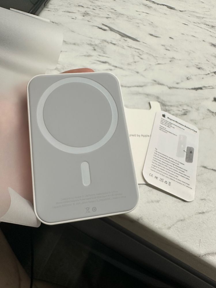 Magsafe Apple power Bank 5000mAh оригинал зарядка беспроводная магнит