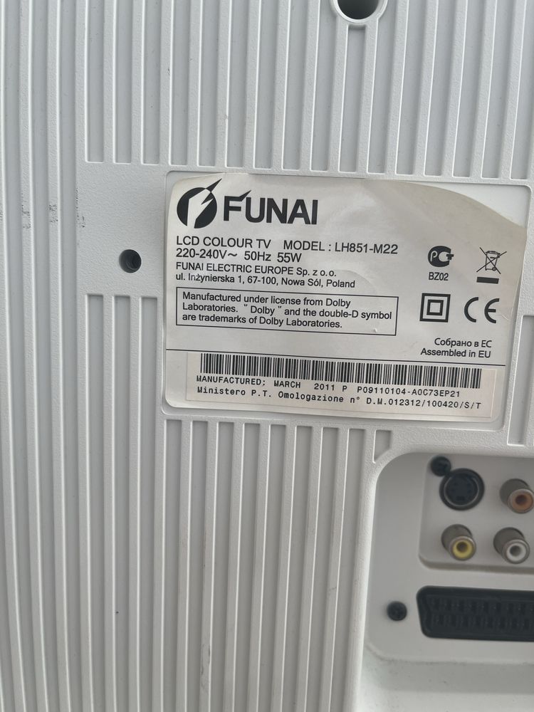 Tv funai model: LH851-M22