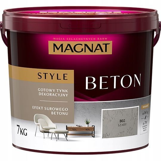 MAGNAT Style Beton B02 Szary 7kg