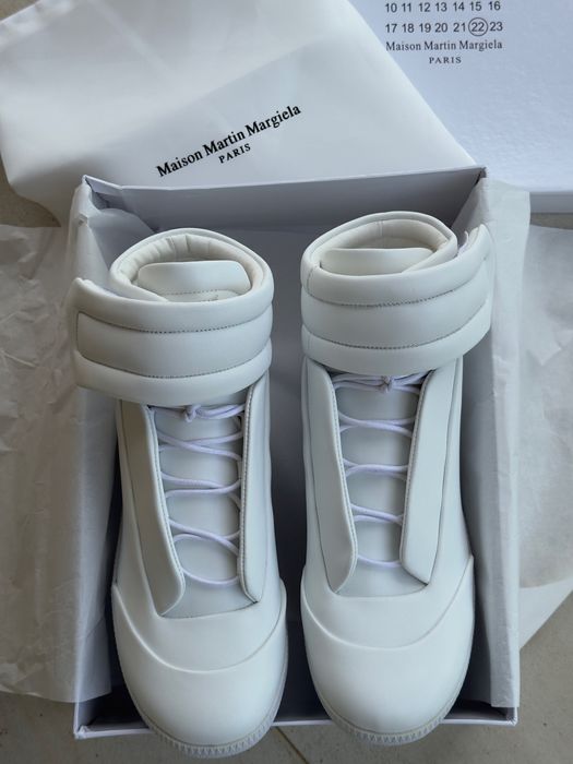 ФОТО РЕАЛ‼️ Чоловічі кросівки Maison Margiela FUTURE White HIGH білі