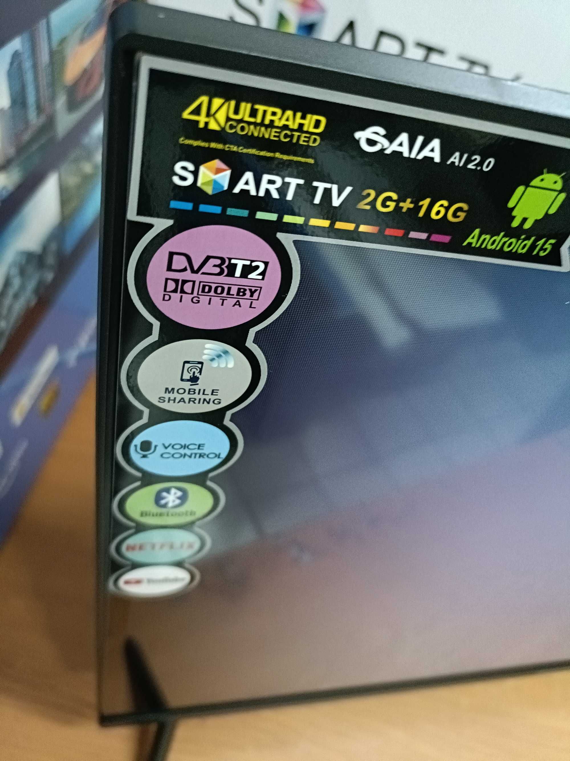 Телевізор SONY SMART 32" TV 2/16GB ANDROID 15.0 + Блютуз Пульт