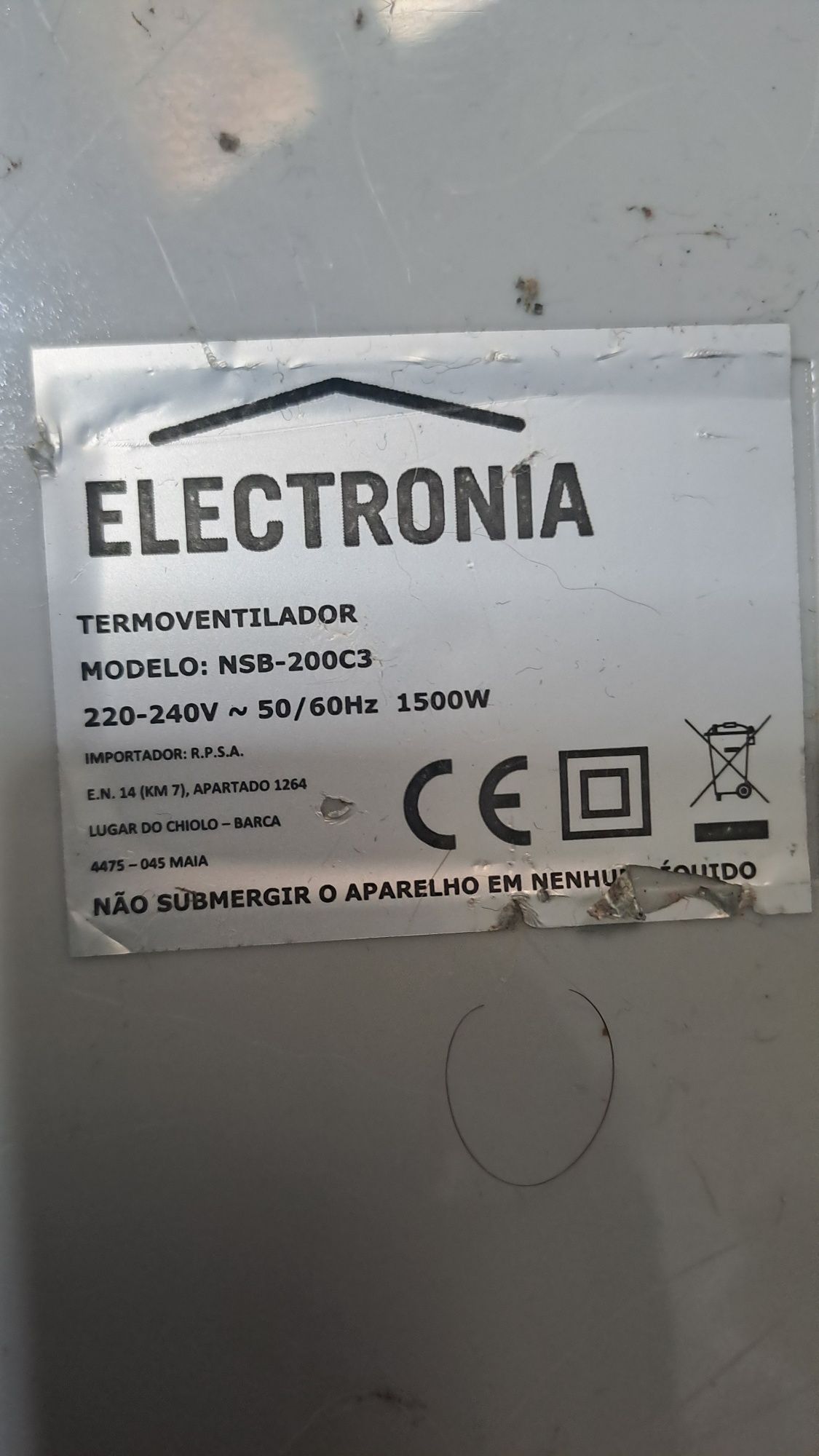 Termoventilador 1500W