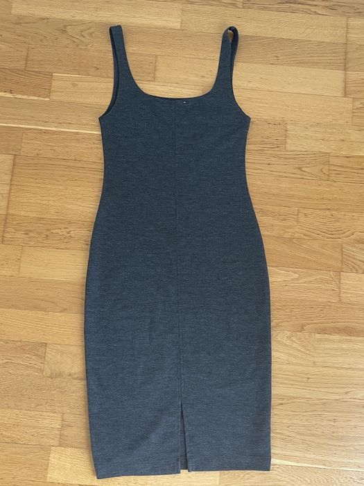 Vestido zara M cinza