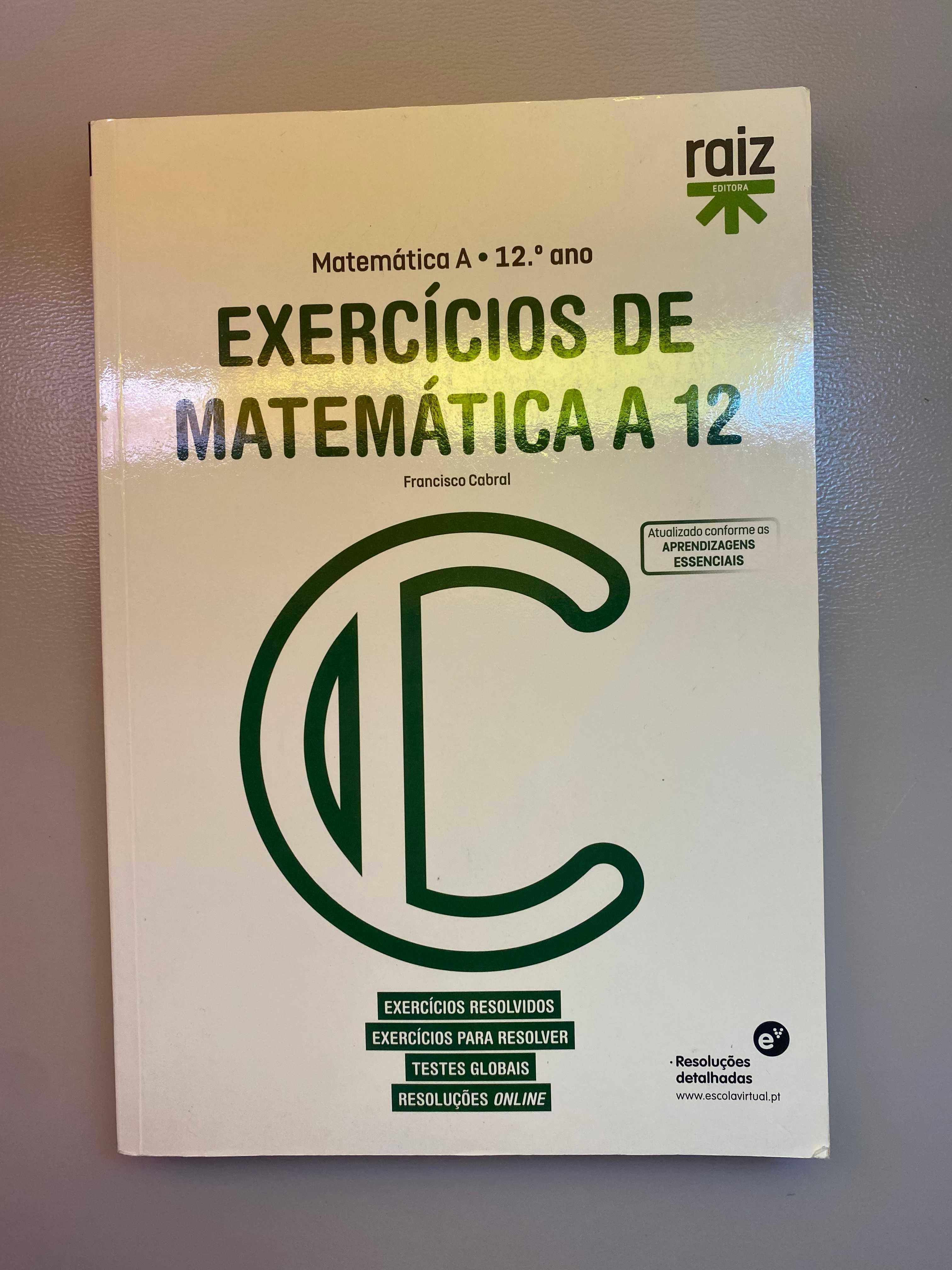 Exercícios de Matemática A 12.º Ano