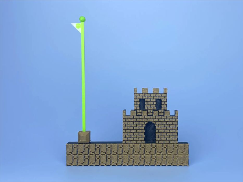 O Castelo do Fim do Nível Super Mario
