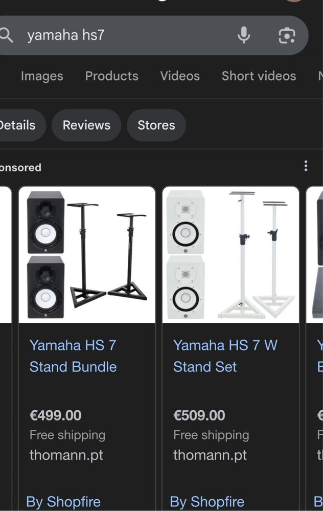 Yamaha hs7 (PAR)