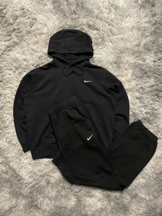 Чорний спортивний костюм худі і штани найк nike sport tracksuit hoodie
