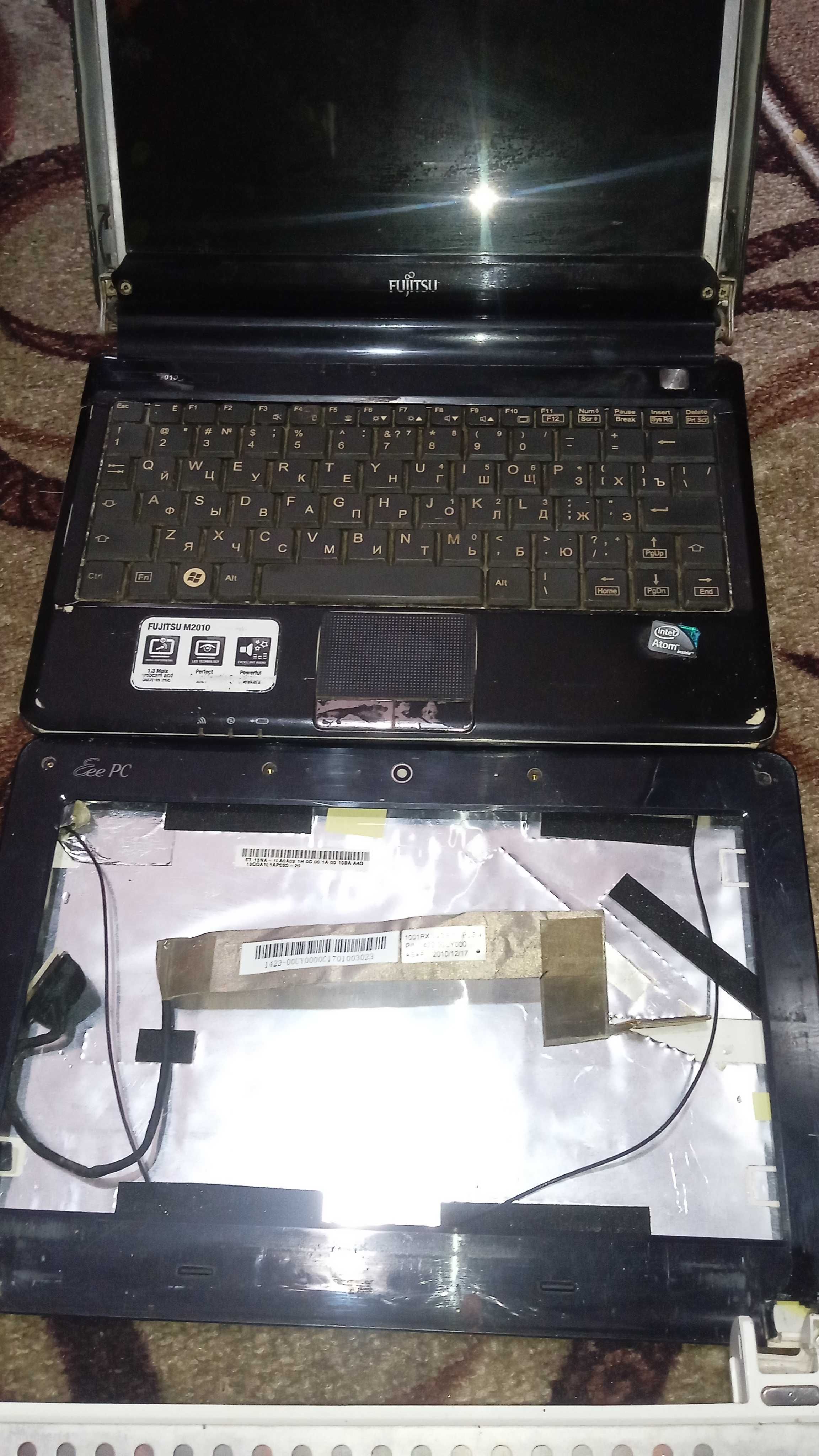 Нетбуки Asus, Fujitsu 3шт