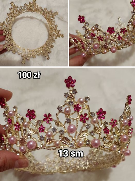 Korona na tort, sesja zdjęciowa, fryzury